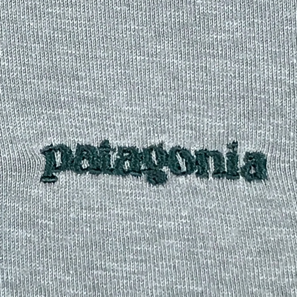 Patagonia Men’s Vintage 90’s Light Green Sporty Style Pullover Gym Wear Sweater - Picture 3 of 7